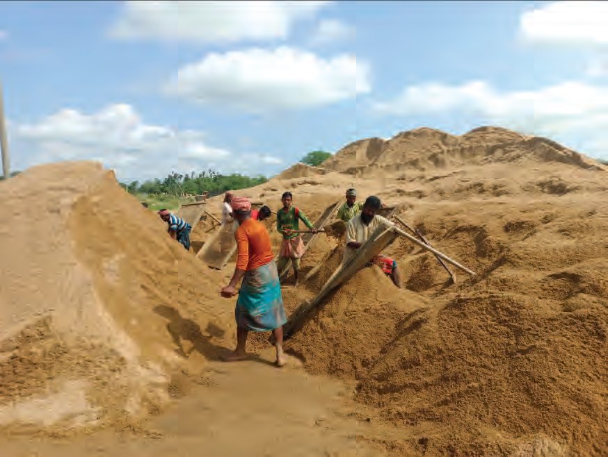 Durgapur sand — fine aggregate.