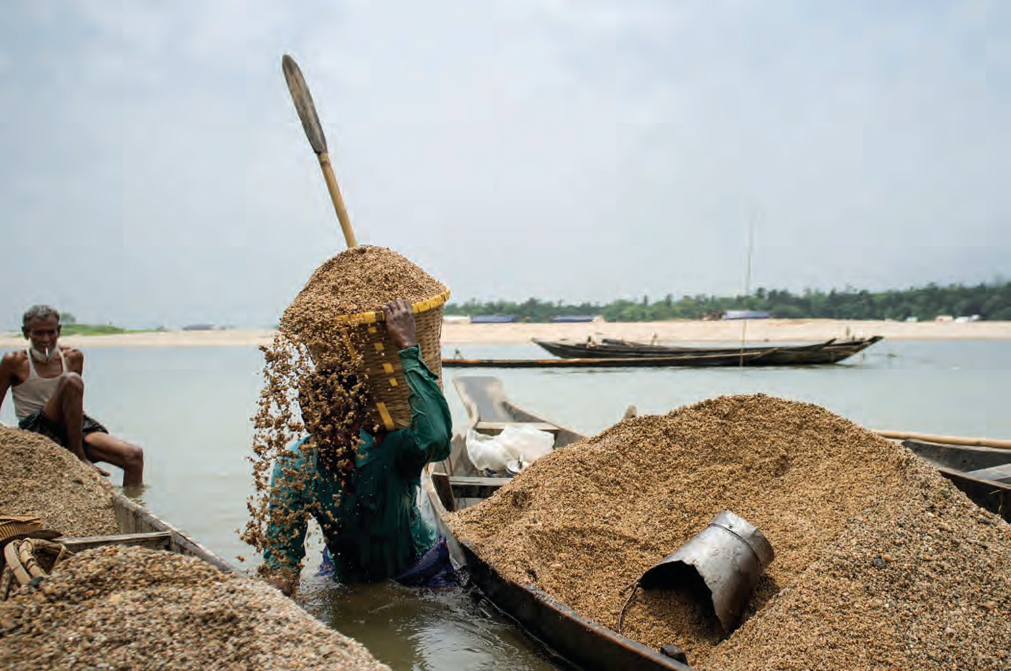 Sylhet sand — fine aggregate.